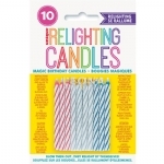 10 Magic Spiral Candles - Multi - 10 magic spiral candles   multi - 1    - Leona Party and Home