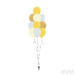 10pc Latex Balloon Bouquet (Plain Colour) - 10pc latex balloon bouquet plain colour - 1    - Leona Party and Home