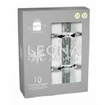 10X12IN GFT MKER SLVR WHITE BONBONS - 10x12in gft mker slvr white bonbons - 1    - Leona Party and Home