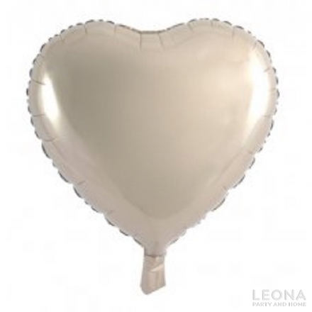 18'' Foil Heart Champagne - Leona Party and Home