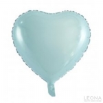 18' Foil Heart Light Blue - 18 foil heart light blue - 1    - Leona Party and Home