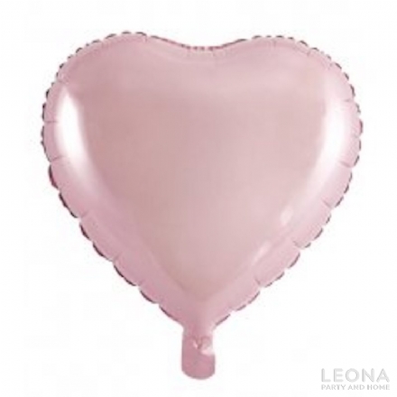 18'' Foil Heart Light Pink - Leona Party and Home