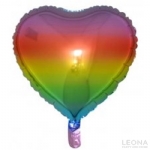 18' Foil Heart Rainbow - 18 foil heart rainbow - 1    - Leona Party and Home