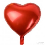 18' Foil Heart Red - 18 foil heart red - 1    - Leona Party and Home