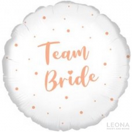 18'' Printed Foil 'Team Bride' - Leona Party and Home