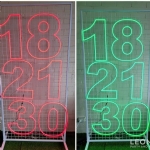 Neon 18/21/30 (Colour Changeable) - 182130 neon lights colour changing - 3    - Leona Party and Home