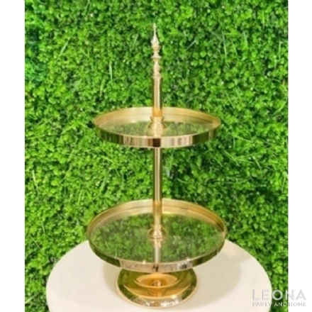 2 TIER CAKE STANDS - 2 tier cake stands - 1    - Leona Party and Home