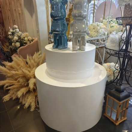 2 Tier Cylinder Dessert Table Plinth - Leona Party and Home