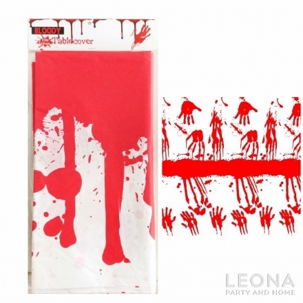 274x137CM BLOODY TABLECOVER - Leona Party and Home