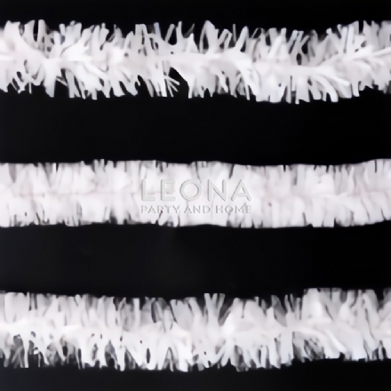 3A WHITE TINSEL 2M - 3a white tinsel 2m - 1    - Leona Party and Home