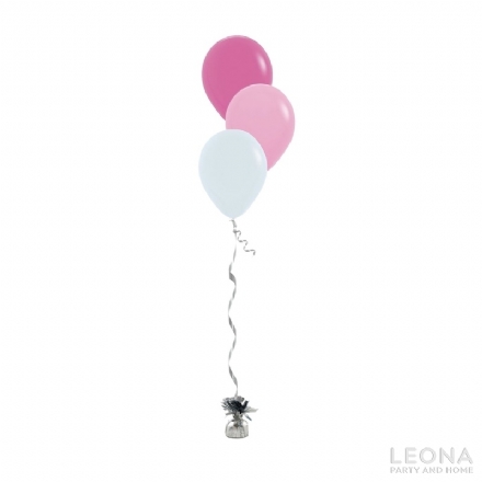 3pc Latex Balloon Bouquet (Plain Colour) - Leona Party and Home