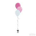 3pc Latex Balloon Bouquet (Plain Colour) - 3pc latex balloon bouquet plain colour 202311223819 - 1    - Leona Party and Home