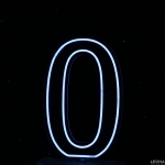 60 cm Acrylic Light Up Number for Hire - 60 cm acrylic light up number for hire - 2    - Leona Party and Home