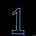 60 cm Acrylic Light Up Number for Hire - 60 cm acrylic light up number for hire - 3    - Leona Party and Home