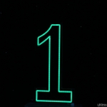 60 cm Acrylic Light Up Number for Hire - 60 cm acrylic light up number for hire - 19    - Leona Party and Home