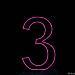 60 cm Acrylic Light Up Number for Hire - 60 cm acrylic light up number for hire - 34    - Leona Party and Home