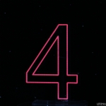 60 cm Acrylic Light Up Number for Hire - 60 cm acrylic light up number for hire - 39    - Leona Party and Home