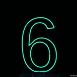 60 cm Acrylic Light Up Number for Hire - 60 cm acrylic light up number for hire - 44    - Leona Party and Home