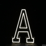 60 cm Acrylic Light Up Letter for Hire - 60cm acrylic light up letter for hire 202367151426 - 2    - Leona Party and Home
