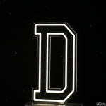 60 cm Acrylic Light Up Letter for Hire - 60cm acrylic light up letter for hire 202367151426 - 5    - Leona Party and Home