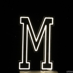 60 cm Acrylic Light Up Letter for Hire - 60cm acrylic light up letter for hire 202367151426 - 14    - Leona Party and Home