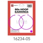 80S HOOP EARRINGS - 80s hoop earrings - 6    - Leona Party and Home