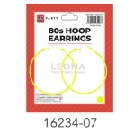 80S HOOP EARRINGS - 80s hoop earrings - 8    - Leona Party and Home