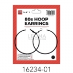 80S HOOP EARRINGS - 80s hoop earrings - 2    - Leona Party and Home