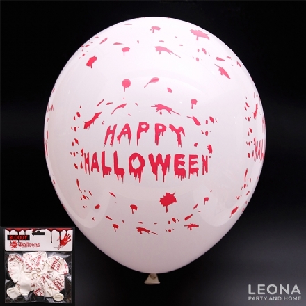 8PK BLOODY BALLOONS - Leona Party and Home