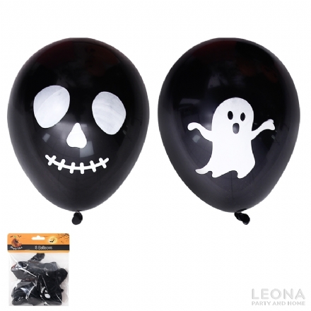 8PK HALLOWEEN BALLOONS - Leona Party and Home