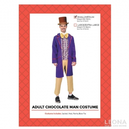 Adult Chocolatier Costume - adult chocolatier costume - 1    - Leona Party and Home