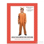 Adult Dog Detective Costume - adult dog detective costume - 1    - Leona Party and Home