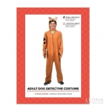 Adult Dog Detective Costume - adult dog detective costume - 1    - Leona Party and Home