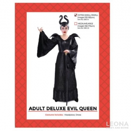 Adult Evil Queen Costume - adult evil queen costume - 1    - Leona Party and Home
