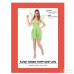 Adult Green Fairy Costume - adult green fairy costume - 1    - Leona Party and Home