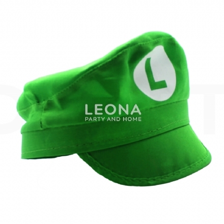 ADULT GREEN L HAT - adult green l hat - 1    - Leona Party and Home