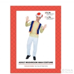 Adult Mushroom man costume - adult mushroom man costume - 1    - Leona Party and Home
