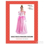 Adult Peach Princess Costume XS/S - adult peach princess costume xss - 1    - Leona Party and Home