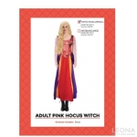 Adult Pink Hocus Witch Costume - adult pink hocus witch costume - 1    - Leona Party and Home