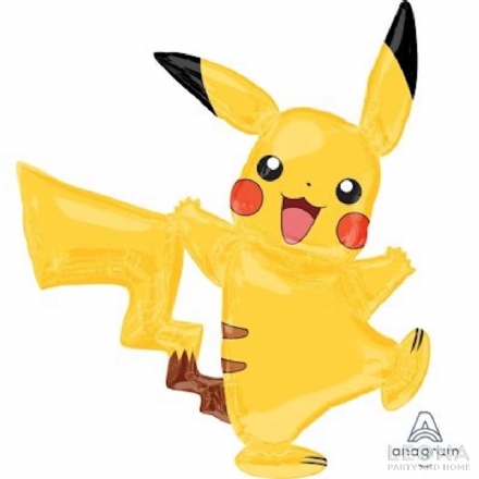 Airwalker Pokemon Pikachu (132cm x 139cm) - airwalker pokemon pikachu 132cm x 139cm - 1    - Leona Party and Home