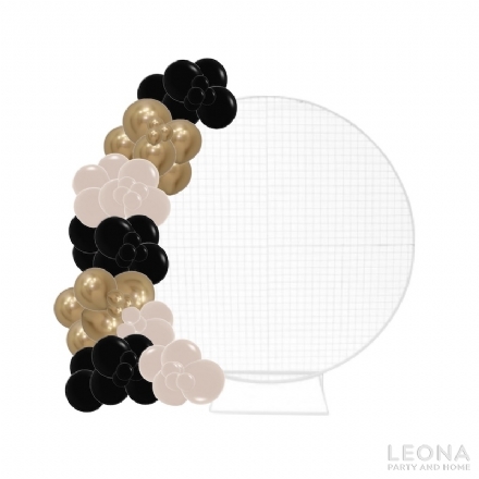 Balloon Garland Per Meter (Standard-Single Layer-with Chrome Colours) - Leona Party and Home