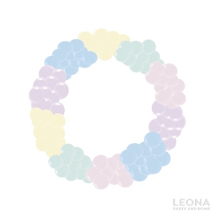 Balloon Garland Round Arch - balloon garland round arch - 1    - Leona Party and Home