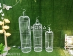 BIRD CAGES WHITE - bird cages white - 2    - Leona Party and Home