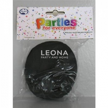 Black Crepe Streamer P1 - black crepe streamer p1 - 1    - Leona Party and Home