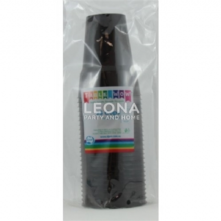 Black Cup 285ml P25 - black cup p25 - 1    - Leona Party and Home