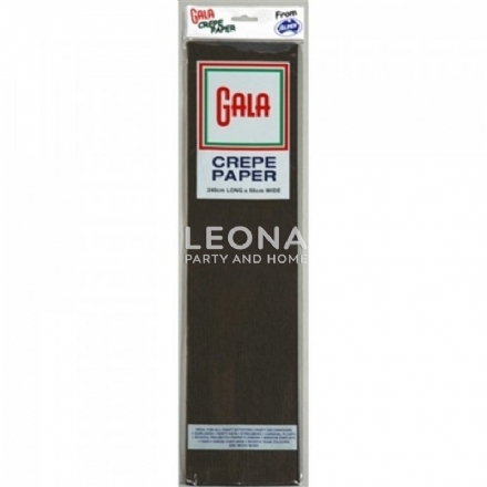 Black Gala Crepe Paper P1 - black gala crepe paper p1 - 1    - Leona Party and Home