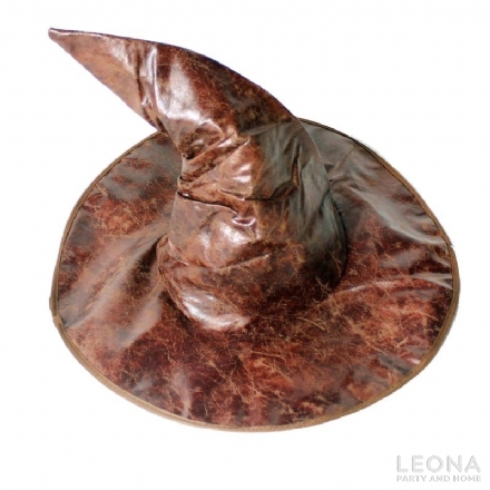 Brown Wizard Sorting Hat - Leona Party and Home
