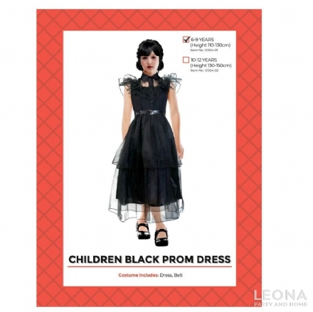 Children Black Prom Dress Costume?10-12 years - Leona Party and Home