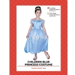 CHILDREN BLUE PRINCESS COSTUME - children blue princess costume - 2    - Leona Party and Home