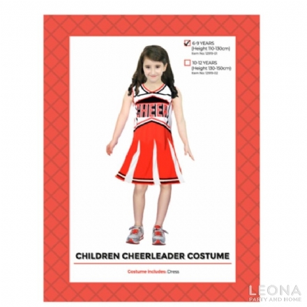 Children Cheerleader Costume - children cheerleader costume - 1    - Leona Party and Home